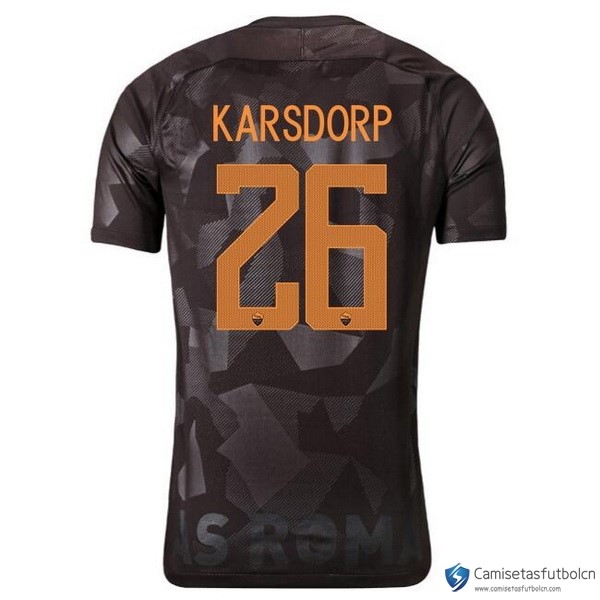 Camiseta AS Roma Tercera equipo karsdorp 2017-18